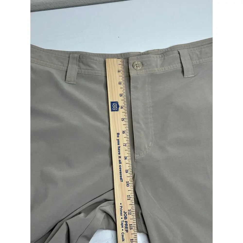 Columbia Men 38 Tan Cargo Shorts Walking Hiking Golf Outdoor Pockets VGC